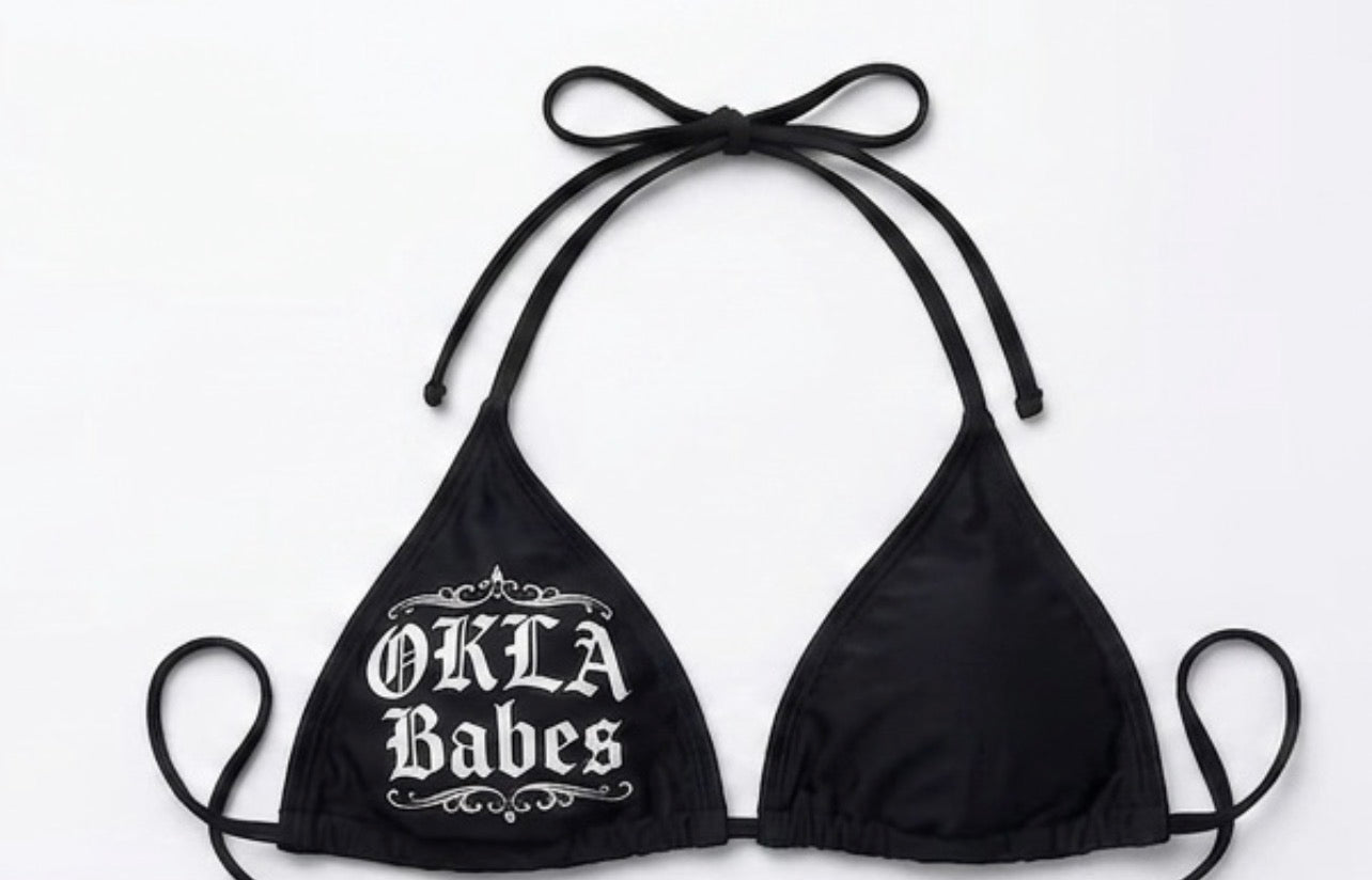 Okla Babes bikini style top
